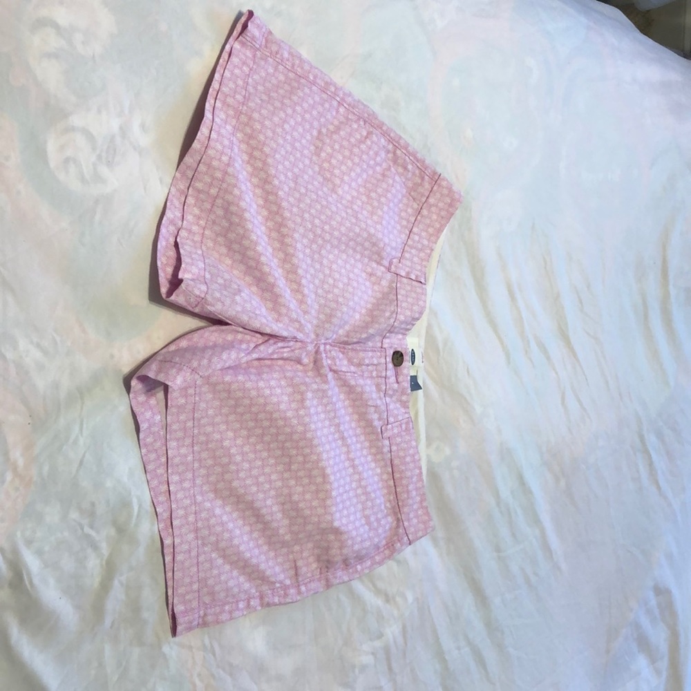 Pink Pineapple Print Shorts